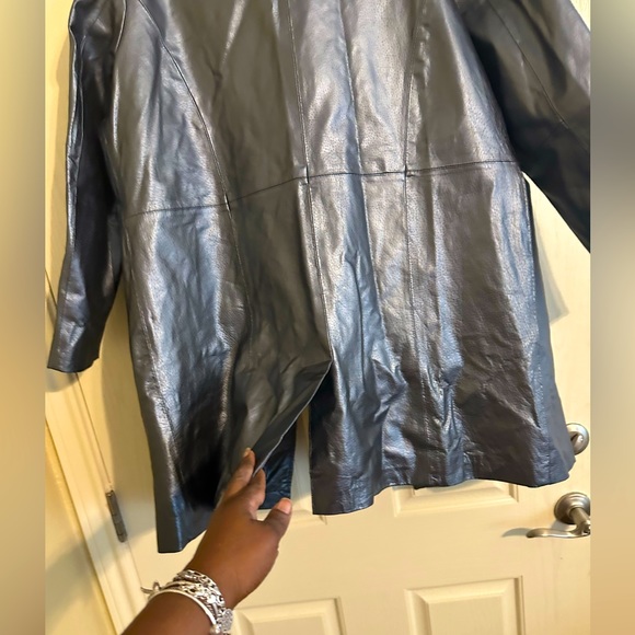 Jessica London Leather Jacket - Picture 3 of 6